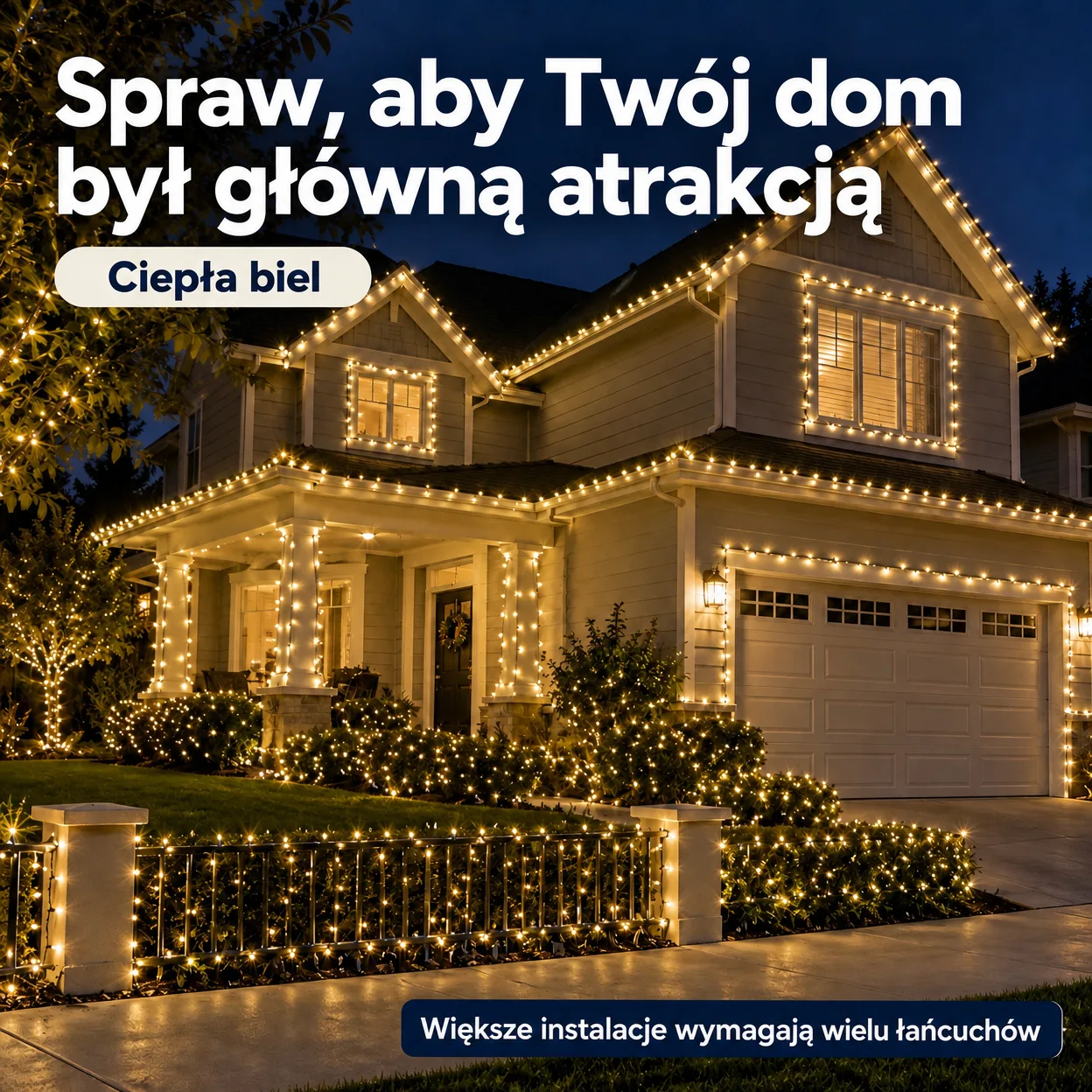 Łańcuch świetlny 100mLL na święta - Image 3