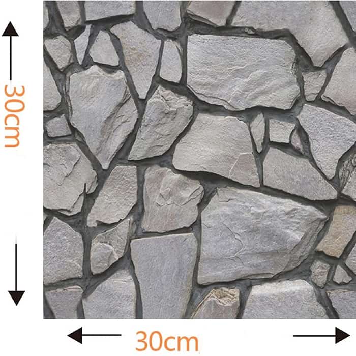 RocksWall, trójwymiarowe naklejki ścienne z efektem skały (10 szt.) (1+1 GRATIS) - Image 10