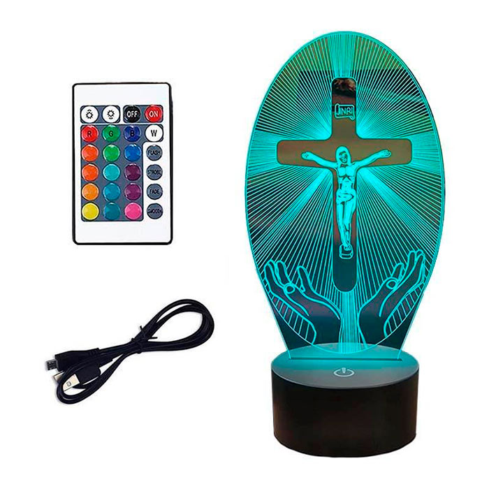 3DKrzyż, dekoracja z motywem religijnym - Jezus - Image 1