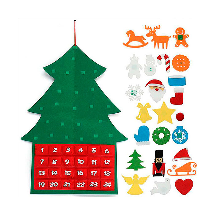AdventTree, filcowe drzewko bożonarodzeniowe z kalendarzem - Image 1