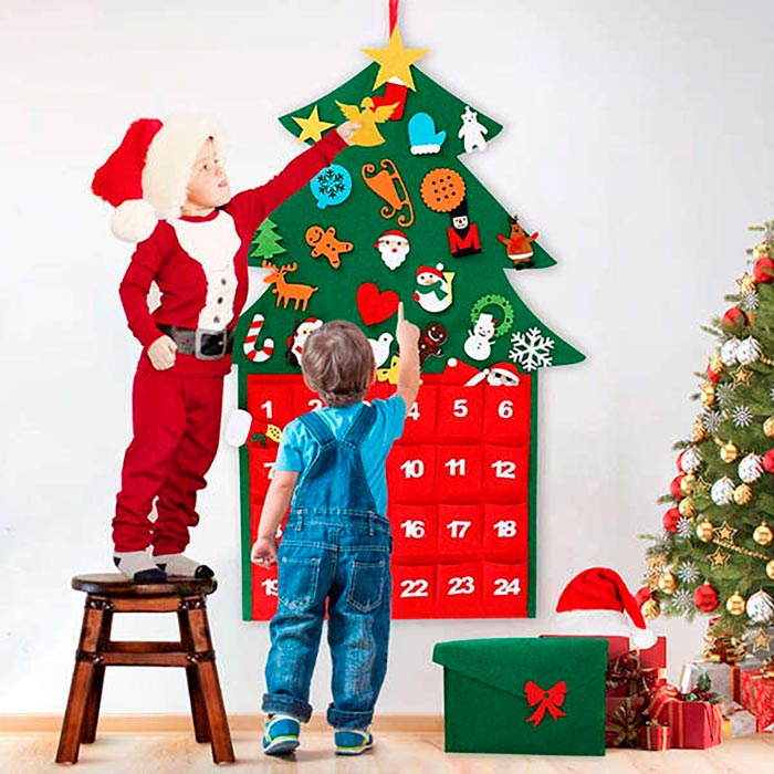 AdventTree, filcowe drzewko bożonarodzeniowe z kalendarzem - Image 6