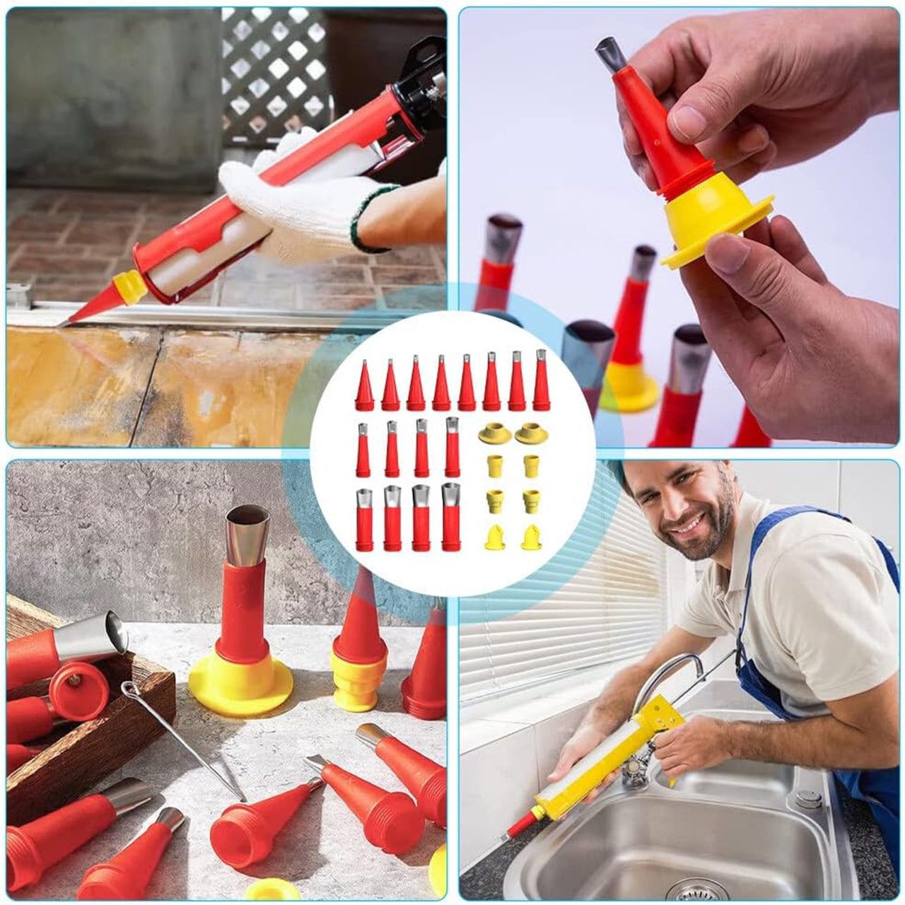 ApplicNozzle, 22-elementowy zestaw dysz do mieszania i uszczelniania - Image 2