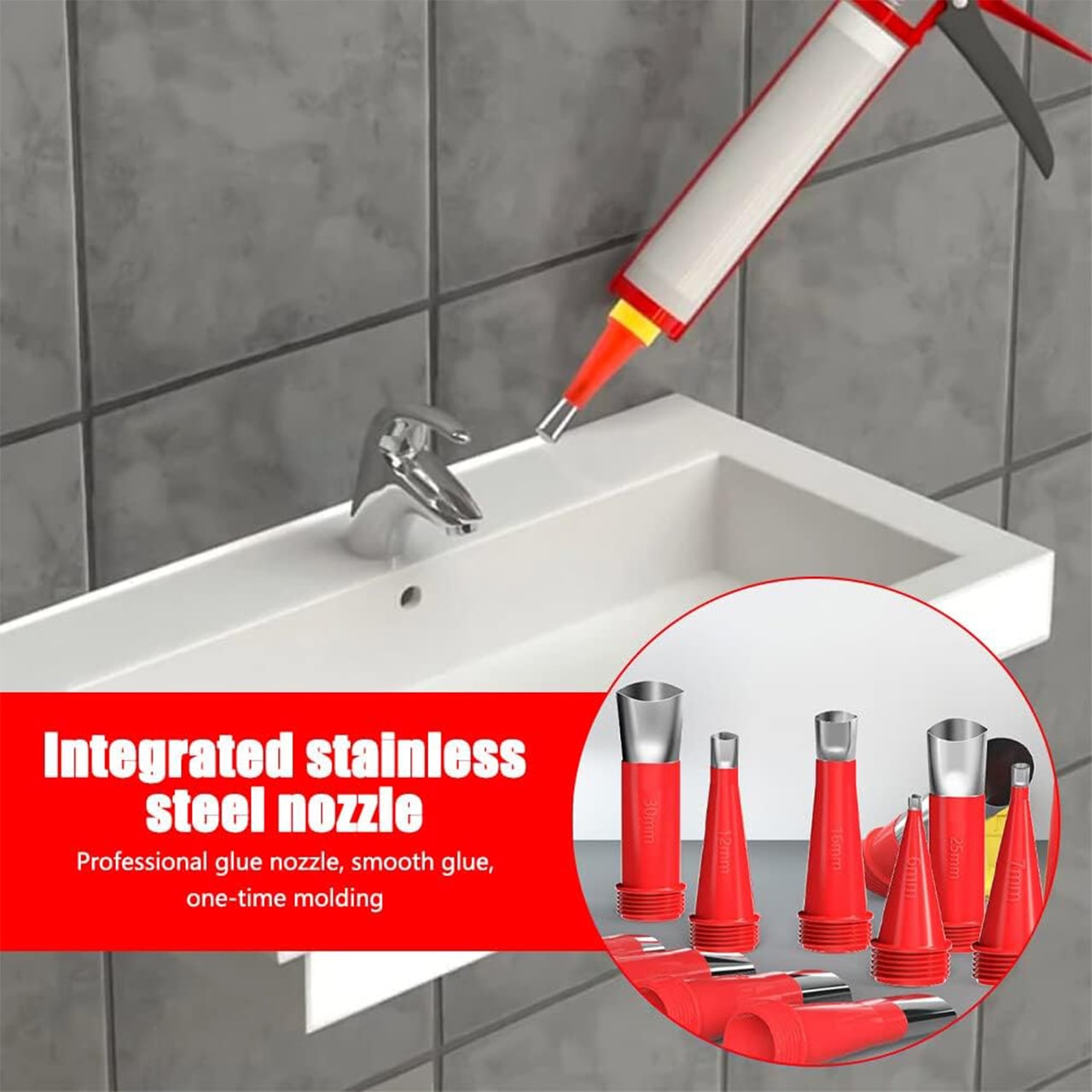 ApplicNozzle, 22-elementowy zestaw dysz do mieszania i uszczelniania - Image 3