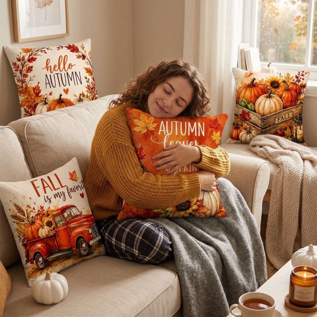 Jesienna poszewka na poduszkę, AutumnPillows - Image 10