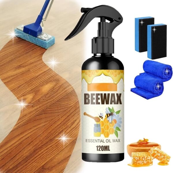 BEEWAX, Spray do czyszczenia i polerowania mebli z woskiem pszczelim - Image 3