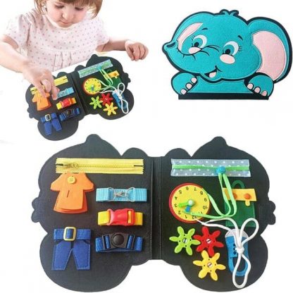 BUSYBOARD-TST, Sensoryczna zabawka rozwojowa w teczce - Image 1
