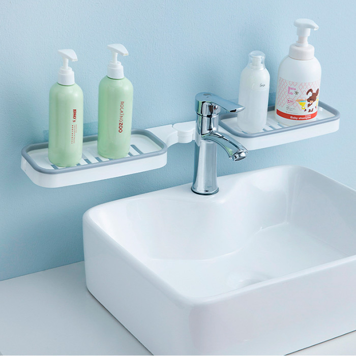 BathroomShelf, półka łazienkowa, którą można zamontować pod kątem 90° lub 180° - Image 3