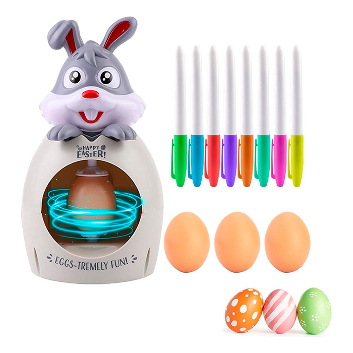 BunnyColor, zestaw do tworzenia i kolorowania plastikowych jajek wielkanocnych - Image 1
