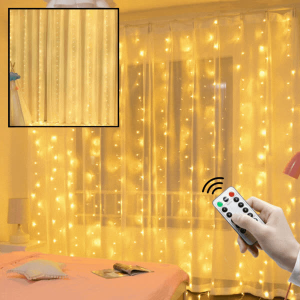 CURTLIGHT, Zasłona LED GlowLights - video