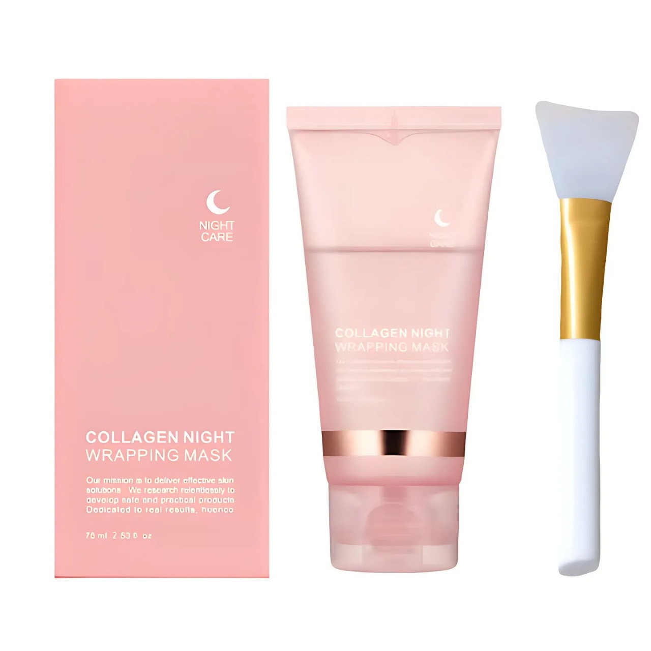 CollagenMask, kolagenowa maska do twarzy na noc typu peel-off (1+1 GRATIS) - Image 12