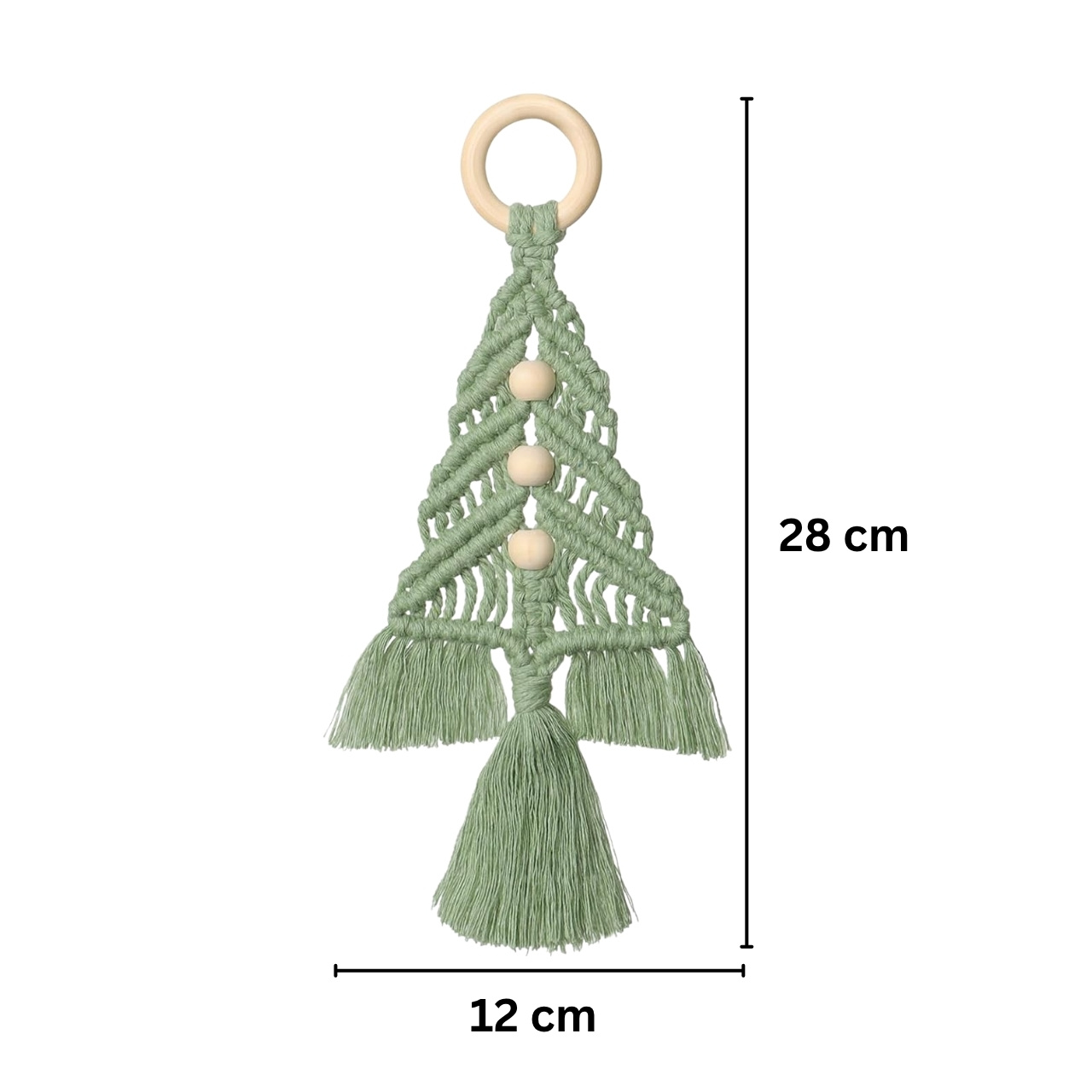 CraftKit, zestaw do tworzenia ozdób świątecznych z makramy - Image 3