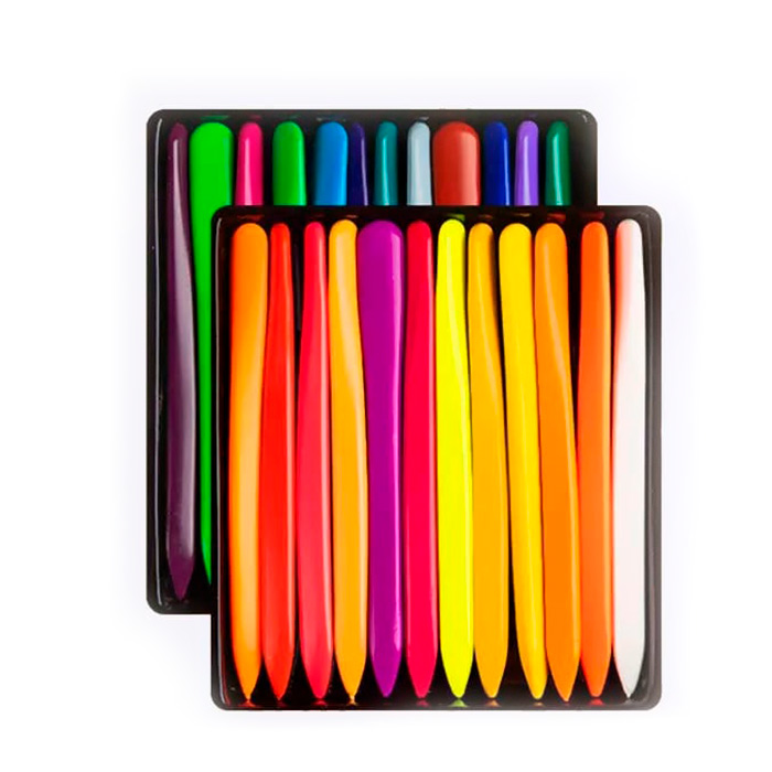 Crayons, kompaktowe kredki woskowe (24 sztuki) - Image 1