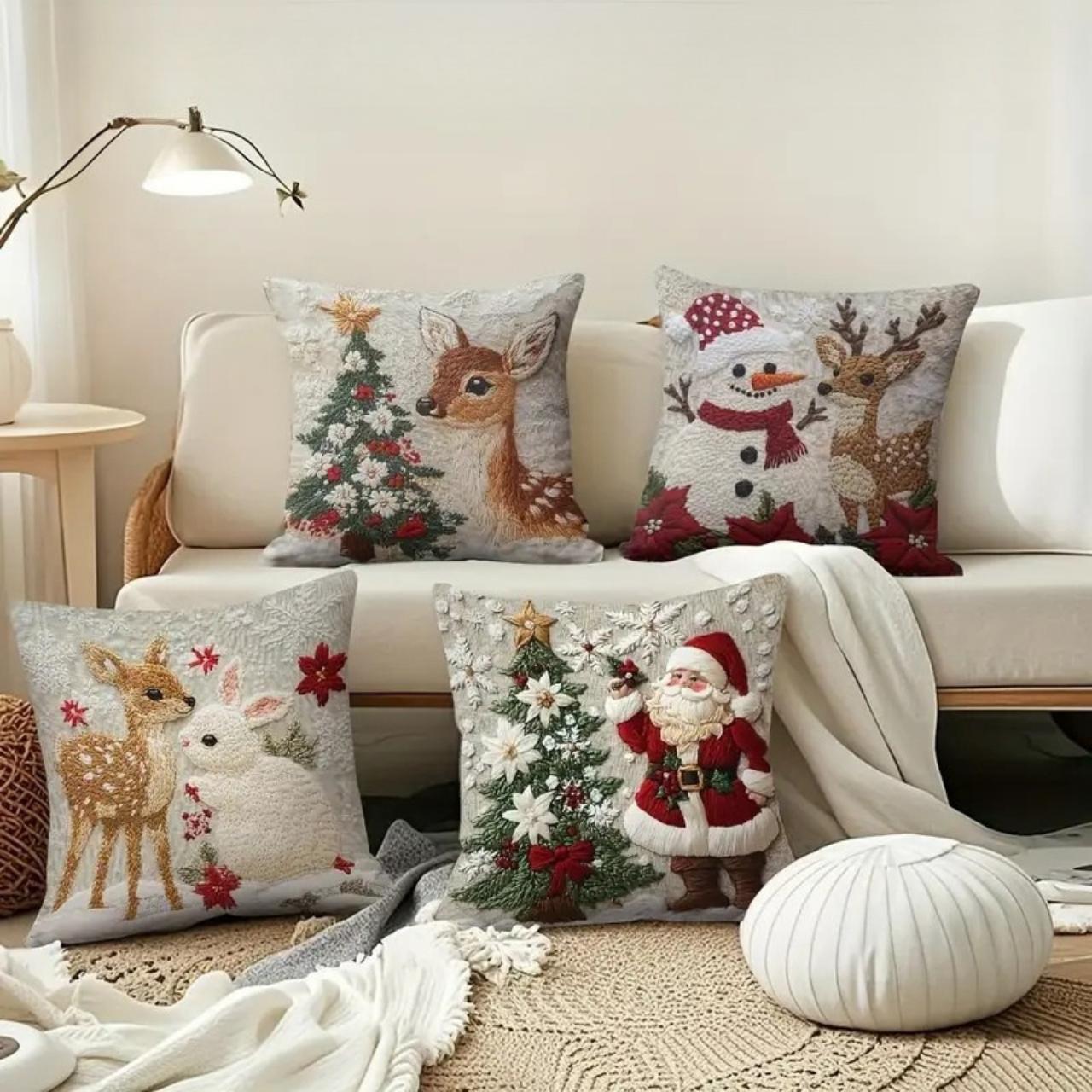 CutePillows, poszewki na poduszki świąteczne (4 sztuki) - Image 5