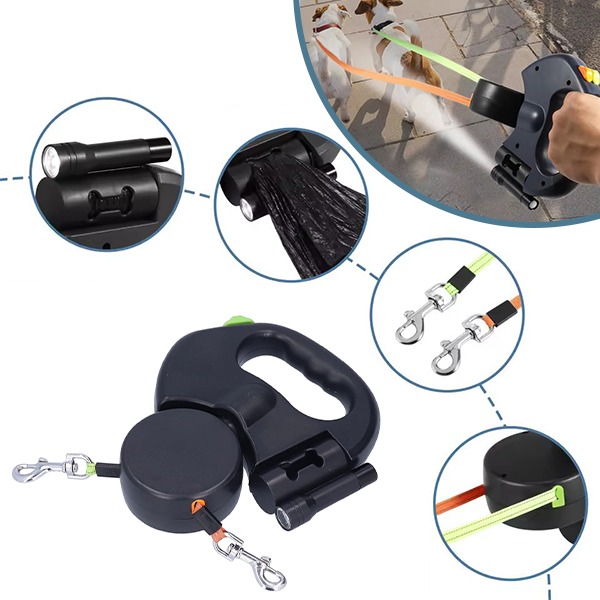 DDR-TST, Podwójna smycz dla psów FlexiPaws - Image 12
