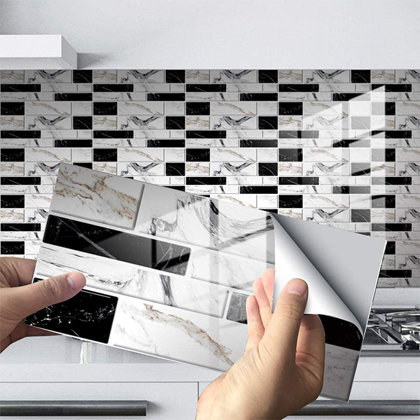 DecorWallpaper, trójwymiarowe naklejki ścienne imitujące kafelki (12 szt.) - Image 4