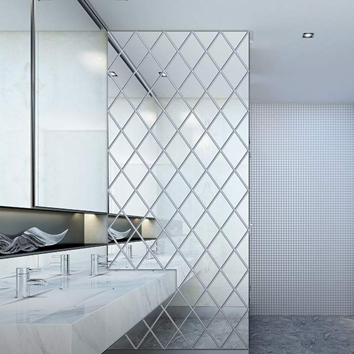 DiamondMirror, diamentowe naklejki lustrzane, które rozświetlą i rozjaśnią każde pomieszczenie (32 szt.) - Image 5