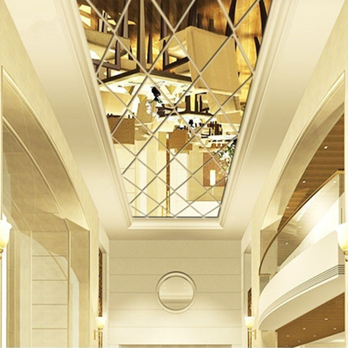 DiamondMirror, diamentowe naklejki lustrzane, które rozświetlą i rozjaśnią każde pomieszczenie (32 szt.) - Image 6