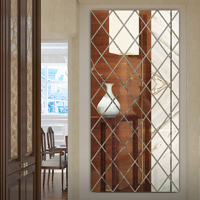 DiamondMirror, diamentowe naklejki lustrzane, które rozświetlą i rozjaśnią każde pomieszczenie (32 szt.) - Image 7