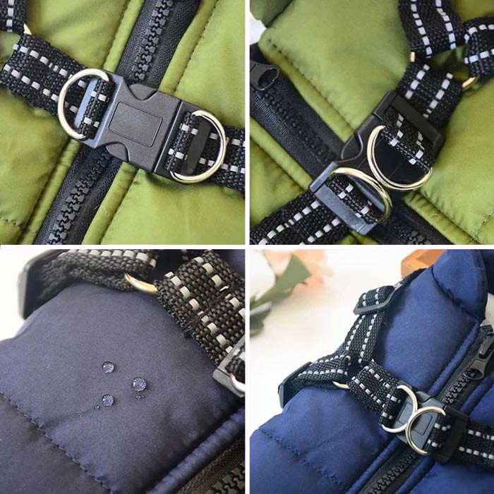 DogJacket, odblaskowy i wodoodporny zimowy płaszcz dla psów - Image 7