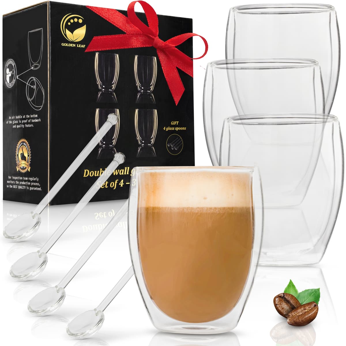 DoubleCups, słoiki z podwójnymi ściankami (4 szt.) - Image 1