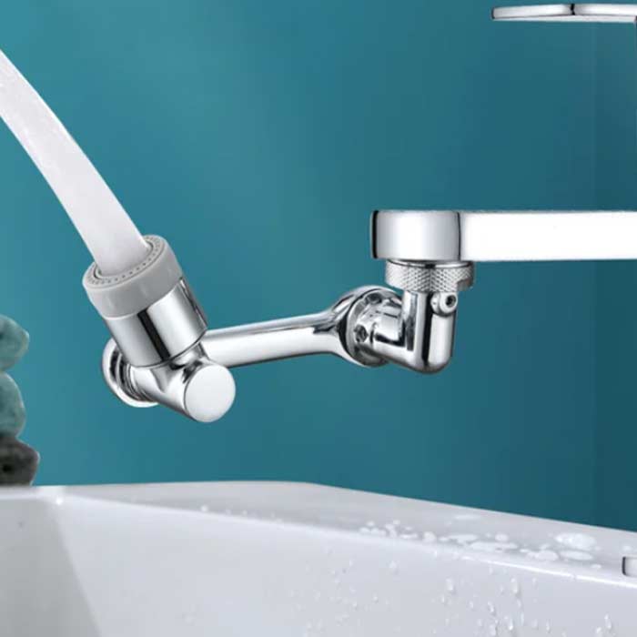 DualFaucet, przystawka do baterii, która może być obracana o 1080° i posiada 2 sposoby odprowadzania wody - Image 4
