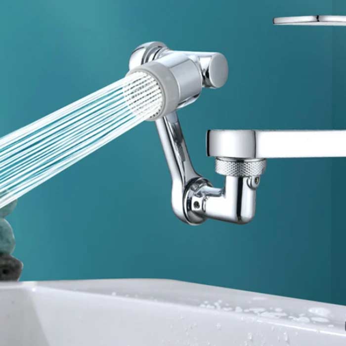 DualFaucet, przystawka do baterii, która może być obracana o 1080° i posiada 2 sposoby odprowadzania wody - Image 5