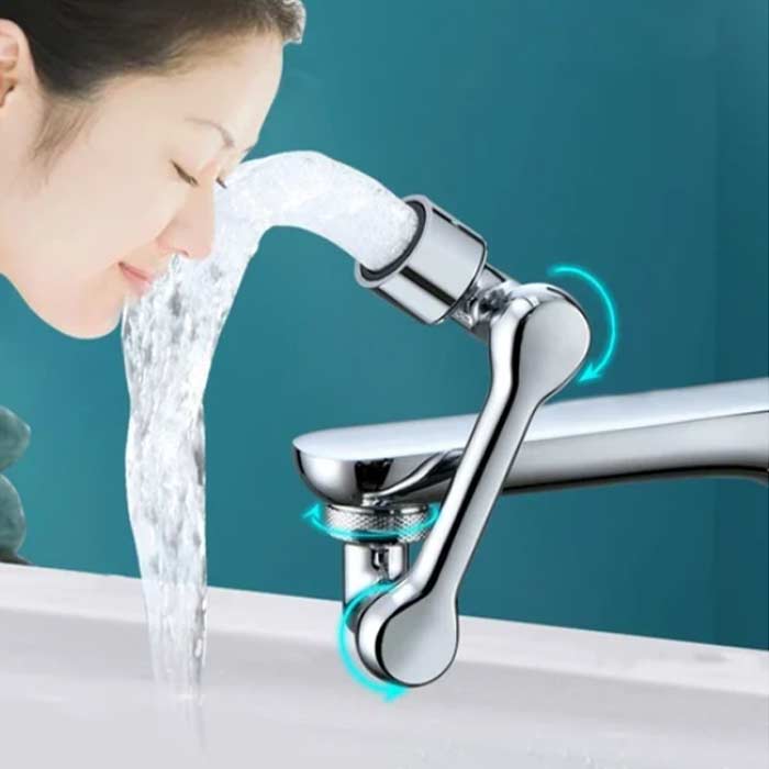 DualFaucet, przystawka do baterii, która może być obracana o 1080° i posiada 2 sposoby odprowadzania wody - Image 7