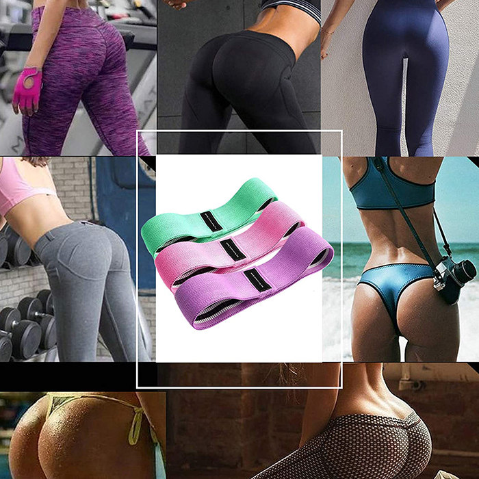ExerciseBands, 3-częściowy zestaw elastycznych taśm do ćwiczeń - Image 10
