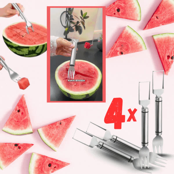 Widelec do krojenia arbuza, FruitFork - video