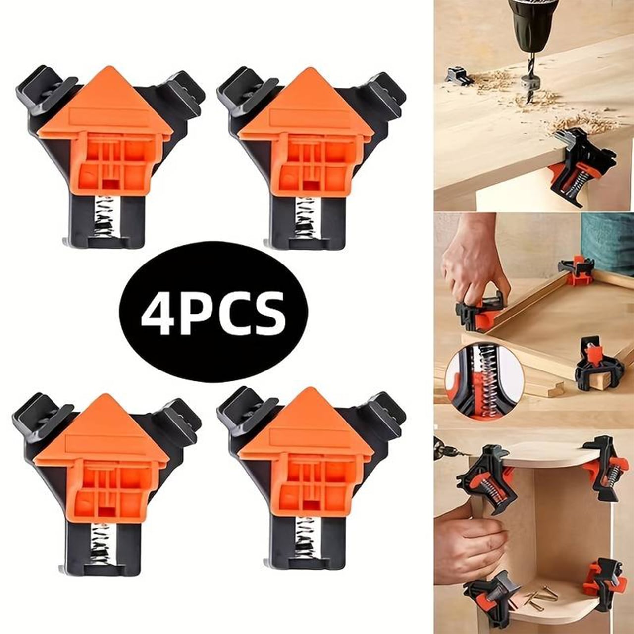 FixClamps, narzędzie do łączenia drewna pod kątem 90 stopni (4 sztuki) - Image 9