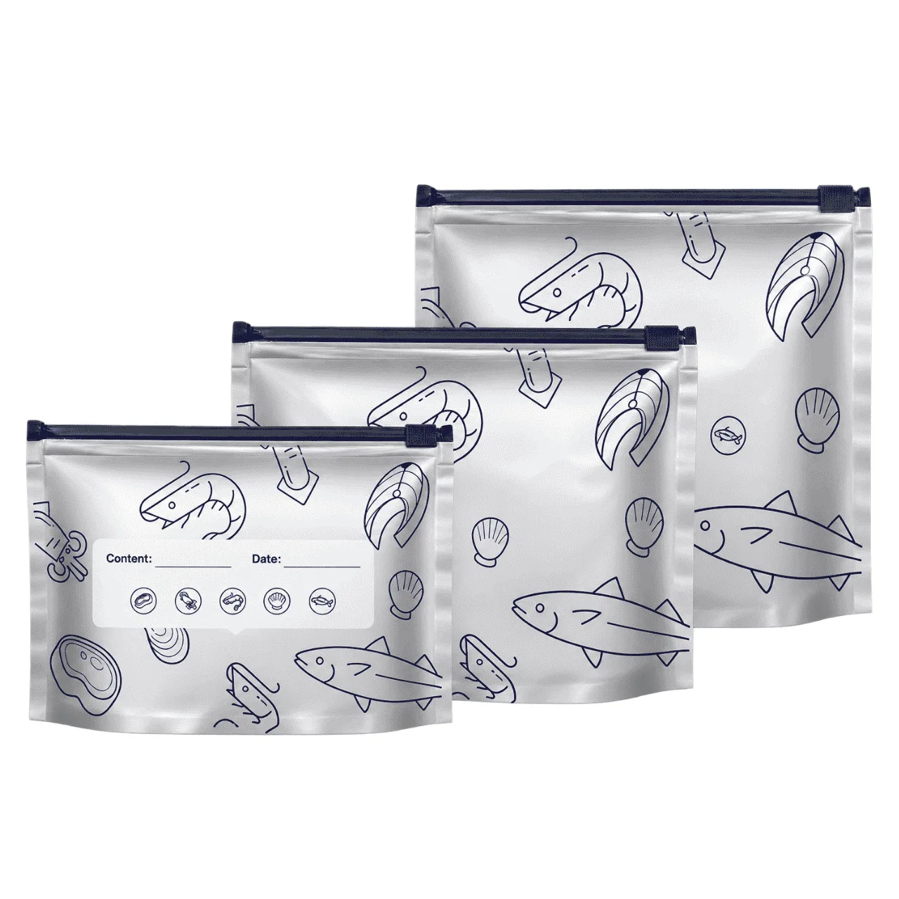 Woreczki do przechowywania żywności (30 szt.), FreshBags - Image 2
