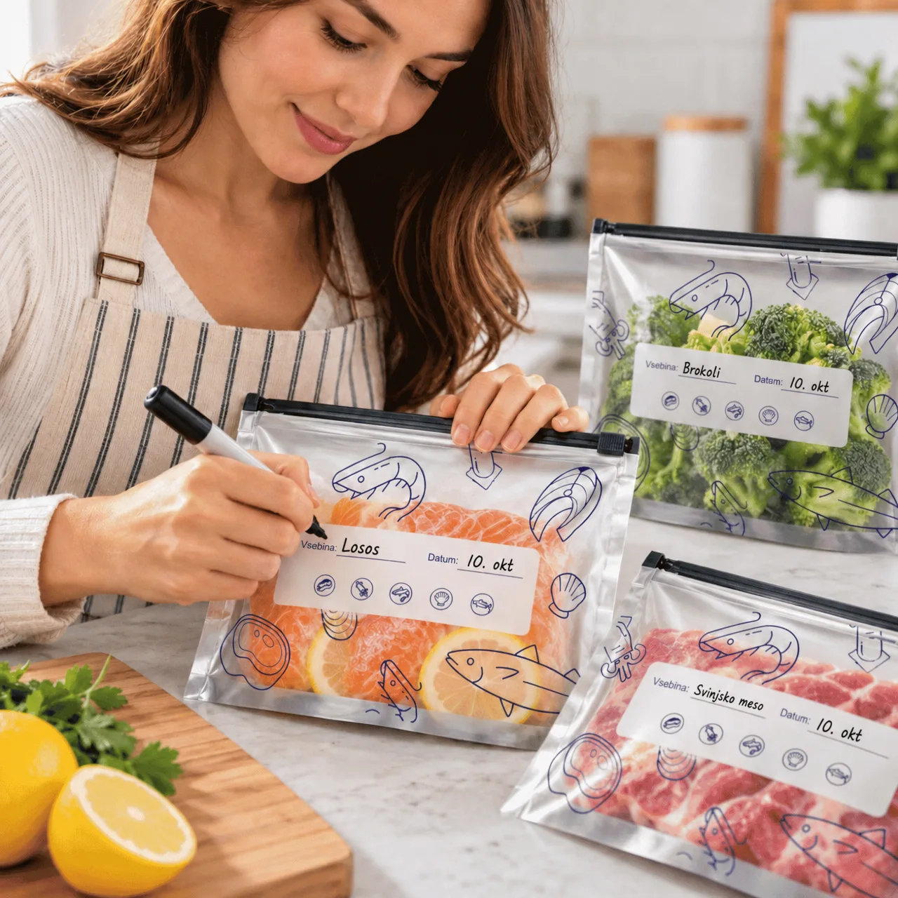 Woreczki do przechowywania żywności (30 szt.), FreshBags - Image 5