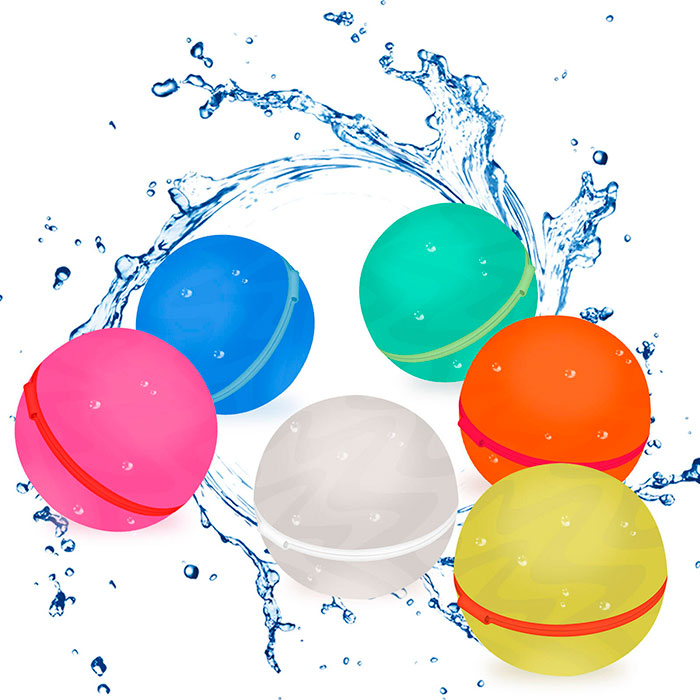 FunBallons, balony na wodę wielokrotnego użytku (6 sztuk) - Image 1