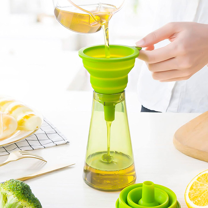 Funnel, składany silikonowy lejek do rozlewania płynów i innych produktów spożywczych - Image 8
