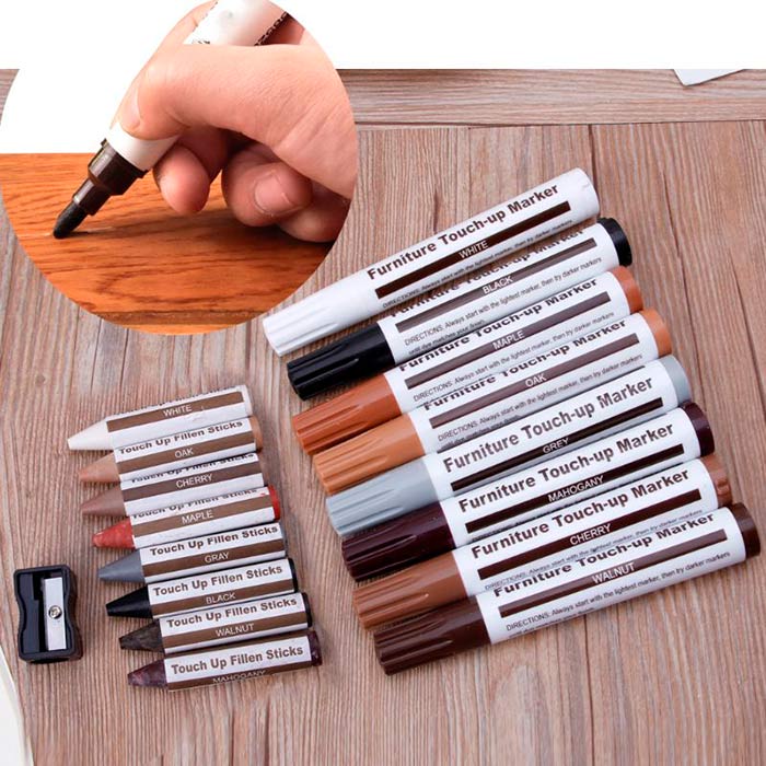 FurnitureMarkers, zestaw do naprawy zarysowań i zadrapań - Image 3