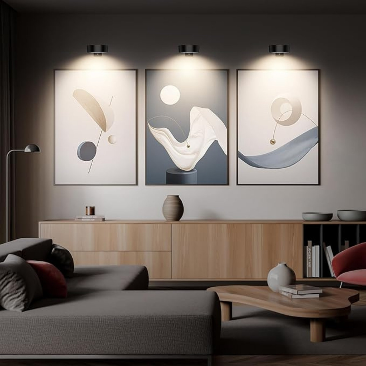 GalleryGlow, Magnetyczna LED-owa Lampa do Oświetlania Obrazów (2 szt.) - Image 6