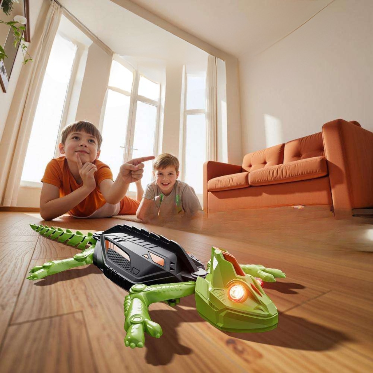 Gecko, zdalnie sterowana jaszczurka, która wspina się po podłogach i ścianach - Image 4
