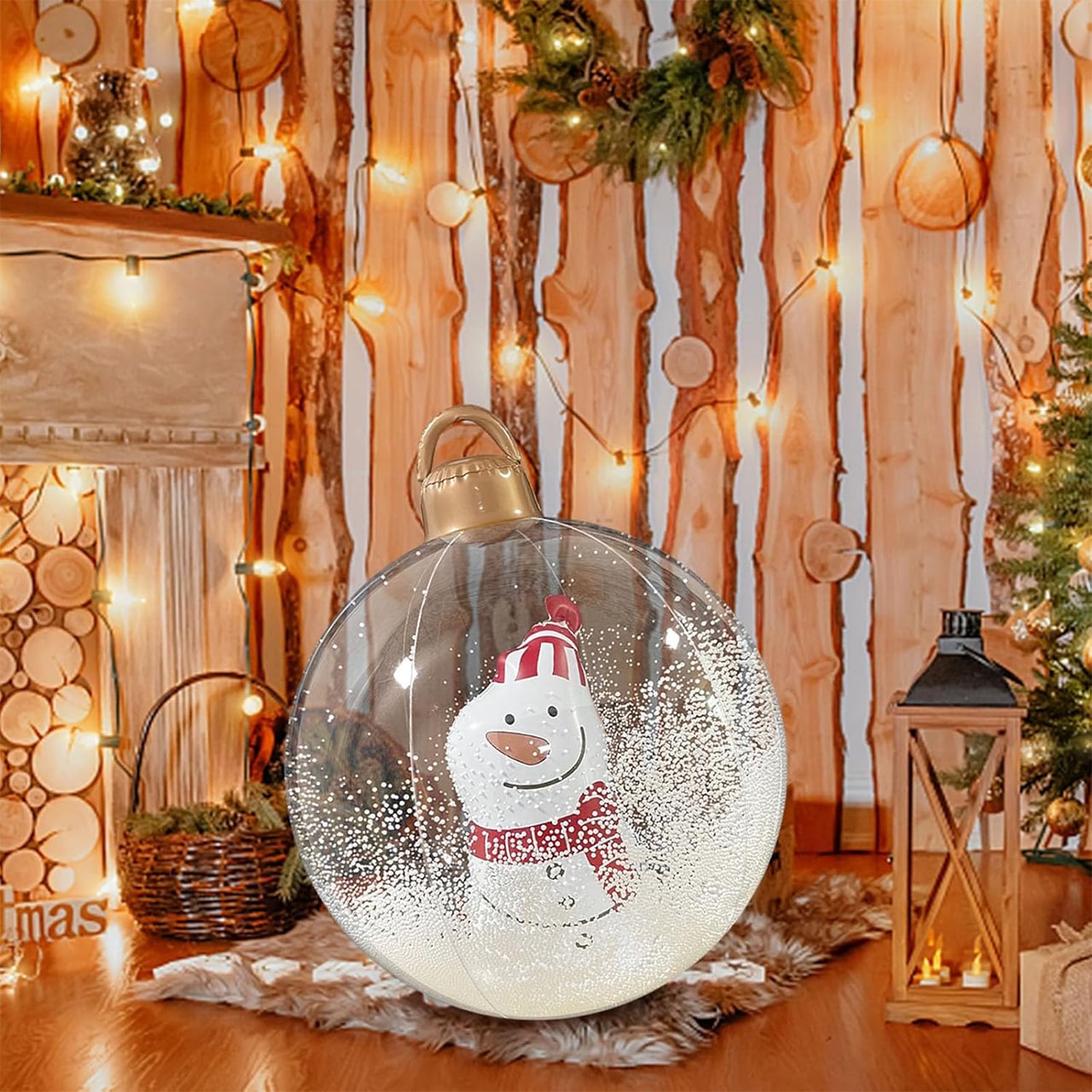 GlowySnowy, bombka świąteczna z motywem bałwanka i światłem - Image 6