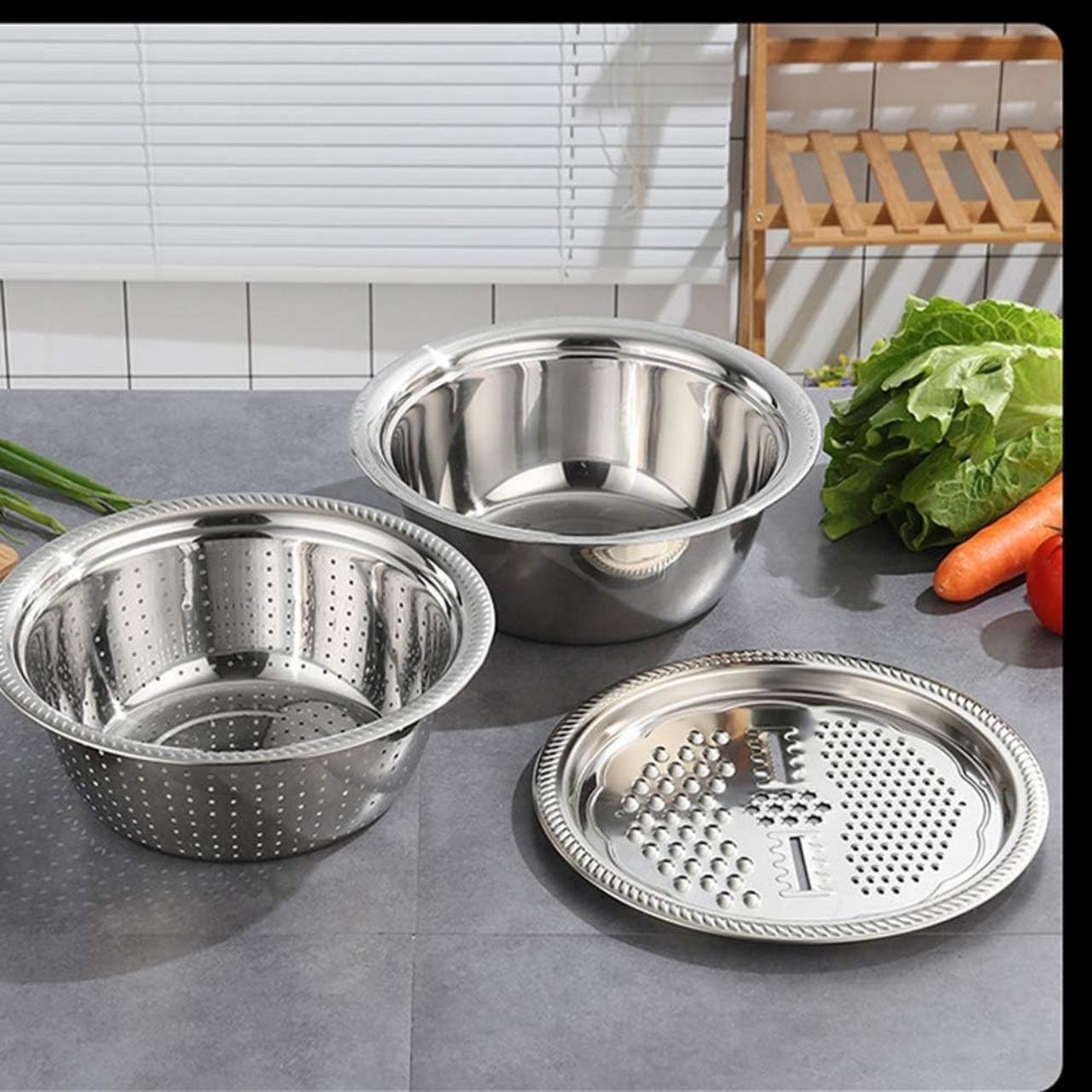 GraterBowl, 8-w-1 wielofunkcyjna skrobaczka kuchenna z miską - Image 8