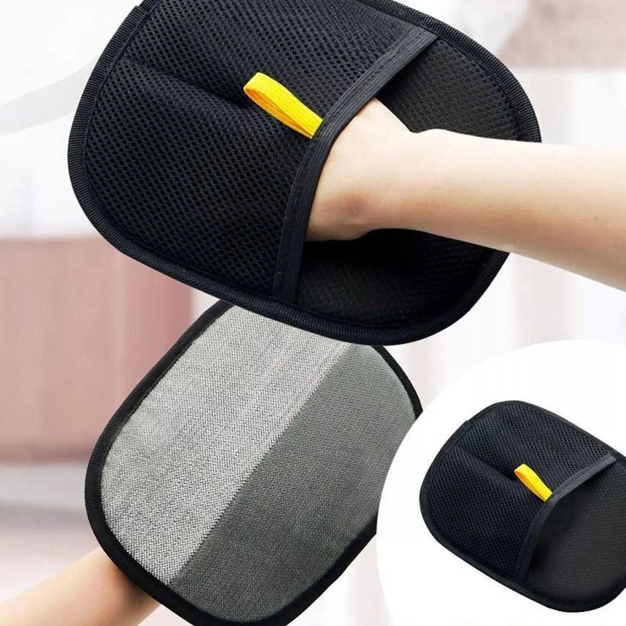 GroomyGlove, podwójnie stronny rękawica do pielęgnacji zwierząt - Image 2