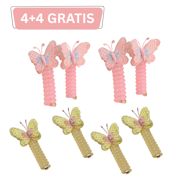 HAIRTIE, Elastyczne gumki Metuljček 4+4 GRATIS - Image 4