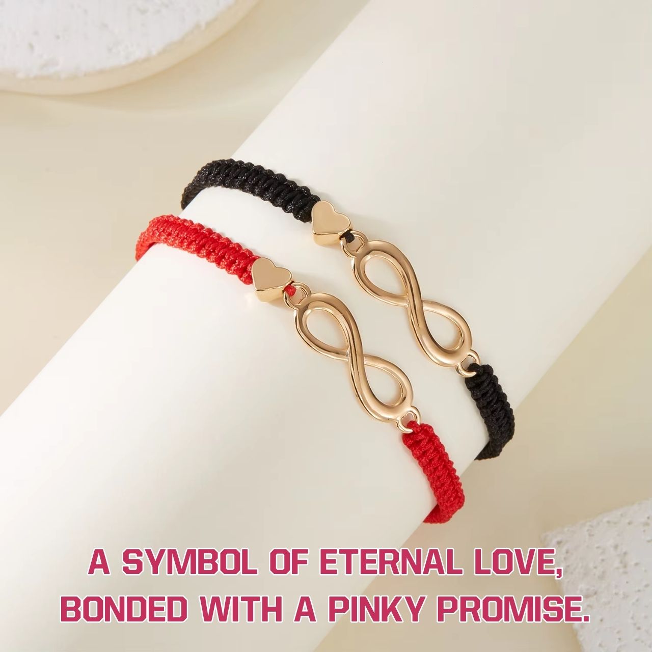 InfinityCharm, bransoletki z symbolem nieskończoności (2 szt.) - Image 1
