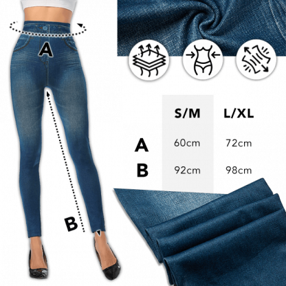 JEANLEGS-L/XL, Modelowane dżinsy - Image 3