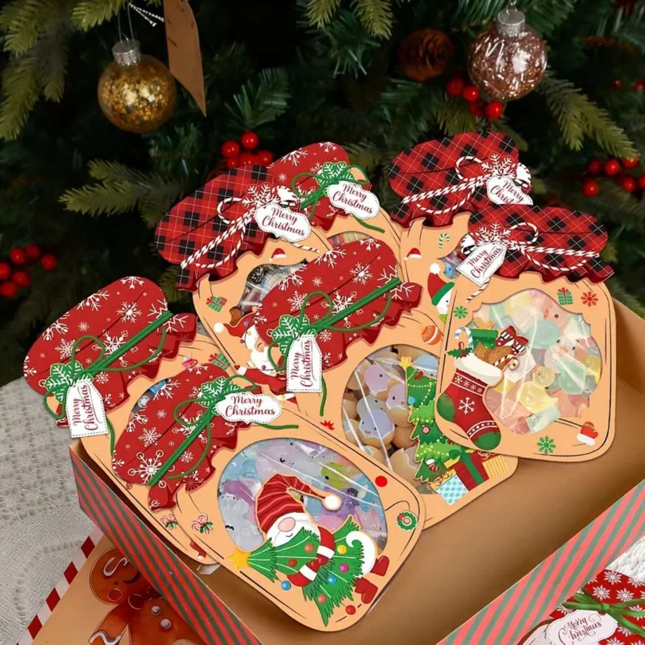 JarGifts, Zestaw Kart Podarunkowych na Boże Narodzenie (48 szt.) - Image 6
