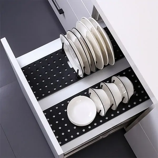 KitchenOrganizator, praktyczny uchwyt na przybory kuchenne i pokrywki - Image 5