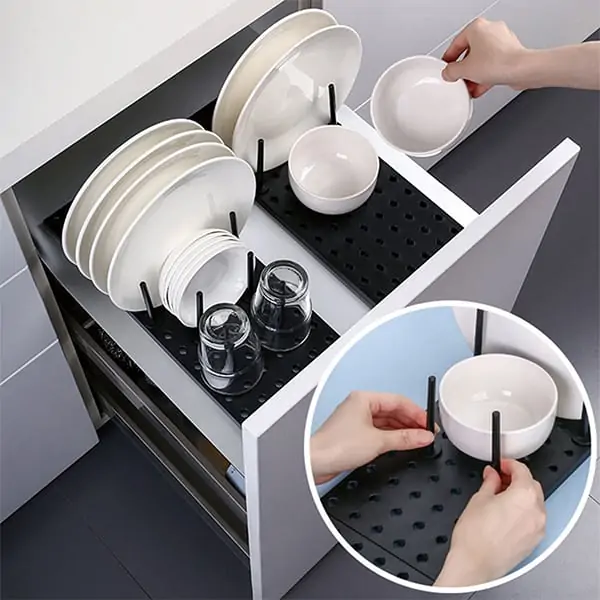 KitchenOrganizator, praktyczny uchwyt na przybory kuchenne i pokrywki - Image 6