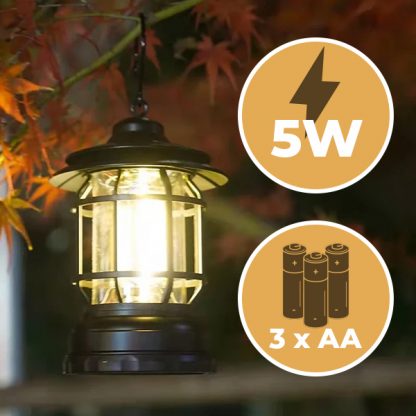 LANTERNLIGHT, Retro Lampa LED - Image 5