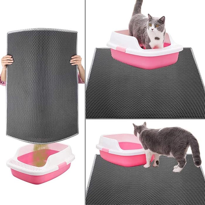 LitterMat, mata pod żwirek dla kota, która wyłapuje piasek - Image 3