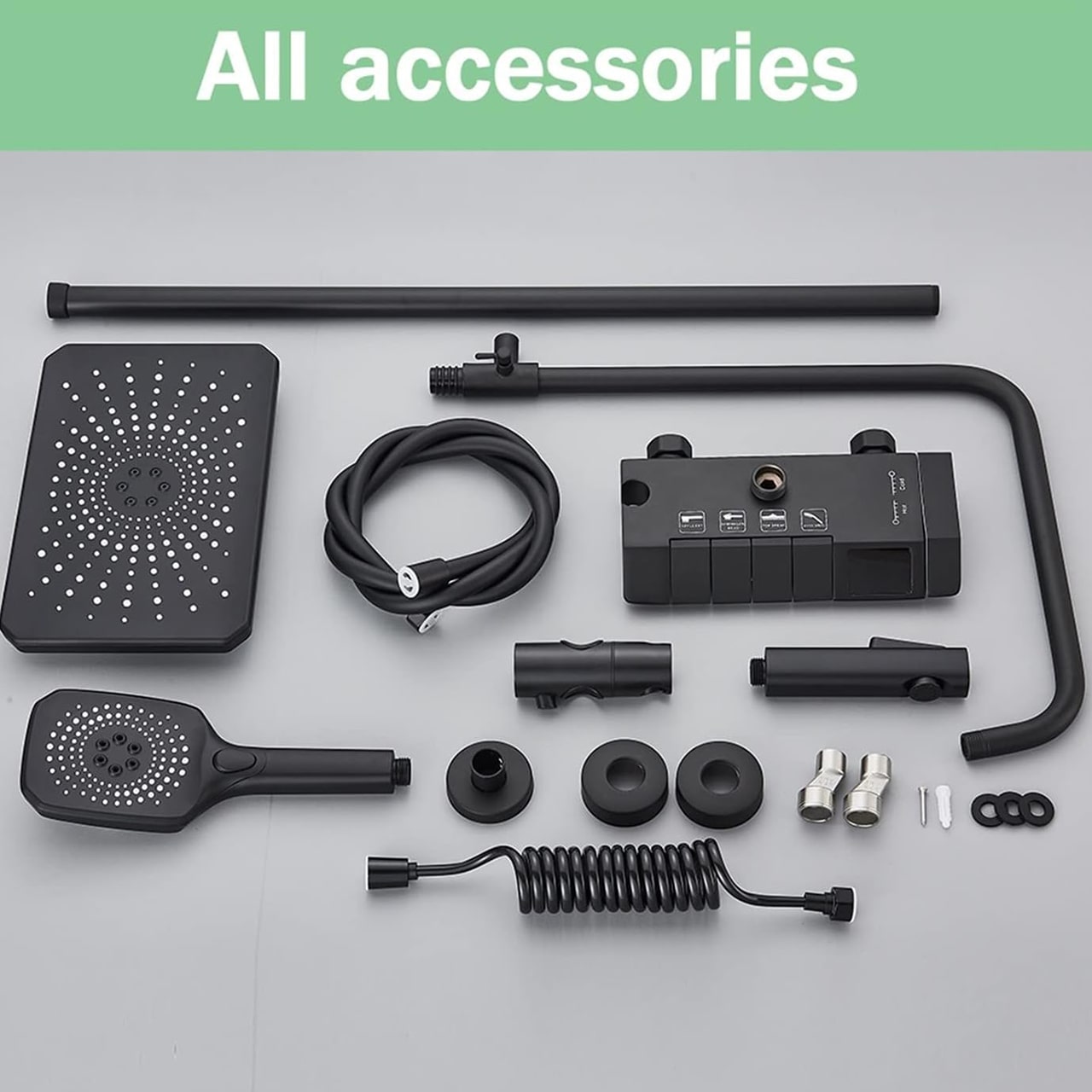 LuxShowerSet, luksusowy zestaw prysznicowy z 3 różnymi końcówkami - Image 9