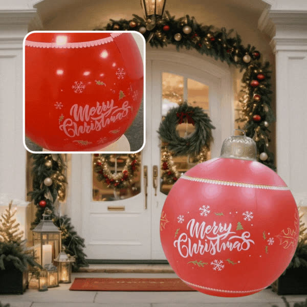 MERRY, Nap inflatable Christmas balls HolidayGlow - video